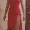 Czerwona sukienka do łaciny